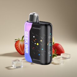 Wholesale Suomi GEEK BAR Pulse X 42K Meteor Edition Puffs Mansikka-Kiivi-Jää Edition