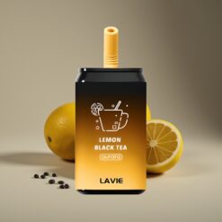 Wholesale Suomi LAVIE Aurora 11000 Puffs Sitruuna Musta Tee 22ML 650mAh Type C