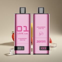 Wholesale Suomi LAVIE Cube 20000 Pussaa Kertakäyttöinen Vape Mansikka-Kiivi-Jää
