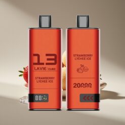 Wholesale Suomi LAVIE Cube 20000 Pussit Kertakäyttöinen Höyrystin Mansikka-Litsi-Jää