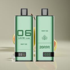 Wholesale Suomi LAVIE Cube 20000 Pussit Kertakäyttöinen Höyrystin Minttijää 600mAh Type C