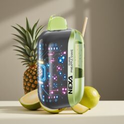 Wholesale Suomi NEXA Ultra 50000 Guava-Ananas Ravistus 20ml 800mAh 5% 0.9ohm 3D Näyttö Type-C