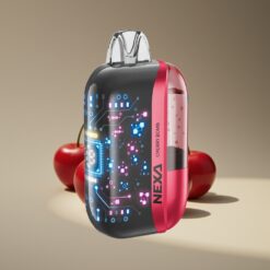 Wholesale Suomi NEXA Ultra 50000 Puff Kertakäyttöinen Höyrystin Kirsikka Bomp 20ml 800mAh 5% 0.9ohm 3D Näyttö Type-C