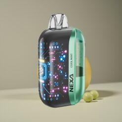 Wholesale Suomi NEXA Ultra 50000 Suudelma Viileä Mint 20ml 800mAh 5% 0.9ohm Dual Mesh 3D Näyttö Type-C