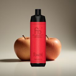 Wholesale Suomi RandM Fumot Shisha 10000 Puffia Kaksi Omenaa LED-TyyppiC 18ml 850mAh 0.6ohm 0.5% Nikotiinia