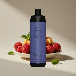 Wholesale Suomi RandM Fumot Shisha 10000 Puffs Marja Minttu LED 18ml 850mAh Type-C 0.6ohm 0.5% Nikotiinia