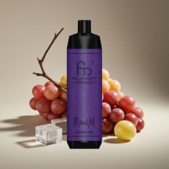 Wholesale Suomi RandM Fumot Shisha 10000 Pussaa Viinijää Mesh Coil LED Type-C 18ml 850mAh 0.5% Nikotiinia