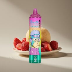 Wholesale Suomi RandM Fumot Tornado 15000 Puffs Jäätynyt Mansikka 25ml 850mAh Mesh LCD Type-C