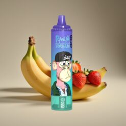 Wholesale Suomi RandM Fumot Tornado 15000 Puffs Mansikka Banaani 25ml 850mAh Mesh LCD Type-C