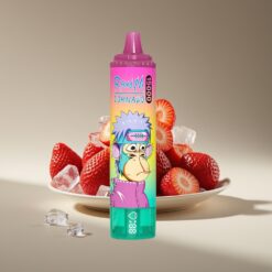 Wholesale Suomi RandM Fumot Tornado 15000 Puffs Mansikka-Jää Mesh LCD Type-C