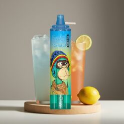 Wholesale Suomi RandM Fumot Tornado 15000 Puhallus Sininen Vadelma Sitruunalimu Valmis Vape LCD Type-C