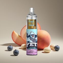 Wholesale Suomi RandM Fumot Tornado 7000 Persikka Mustikka Karkki 14ML 850MAH Type-C RGB Mesh Ilmäsäädin