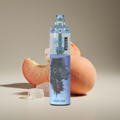 Wholesale Suomi RandM Fumot Tornado 7000 Pussit Persikka Jää 14ML 850MAH Type-C RGB Mesh Ilmasäätö