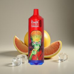 Wholesale Suomi RandM Fumot Tornado 9000 Puffs 54 Maku Vaihtoehto Lush Ice Mesh Coil RGB Näyttö 18 mL 850 mAh