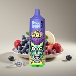 Wholesale Suomi RandM Fumot Tornado 9000 Puffs 850mAh 18ml Mesh RGB 54 Mustikka-Jää