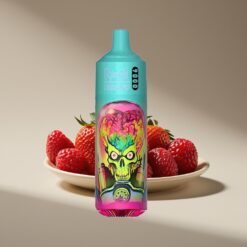 Wholesale Suomi RandM Fumot Tornado 9000 Puffs Mansikka/Vadelma Mesh Coil RGB Näyttö Rechargeable