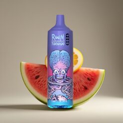 Wholesale Suomi RandM Fumot Tornado 9000 Puffs Vesimeloni Brazz Jää Mesh Coil RGB Näyttö 54 Makua