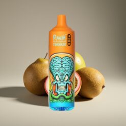 Wholesale Suomi RandM Fumot Tornado 9000 Pussit Mesh Coil 850 mAh 18 mL RGB Näyttö Kiivi Passiohedelmä Guava