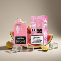 Wholesale Suomi Razz Bar 40000 Puffs Mixed Marjat - Vesimeloni Jää 1.0Ohm 2 Mesh Coil 650mAh Type-C