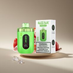 Wholesale Suomi Razz Bar 50K Puffs Mansikka-Jää Mesh Coil 1.0 Ohm 650mAh Type-C 2% Nikotiini