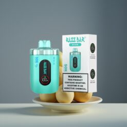 Wholesale Suomi Razz Bar 50K Puhallus Kertakäyttöinen Höyrystin 50K Puhallus Mr Sininen 1.0 Ohm 650mAh Type-C 2%