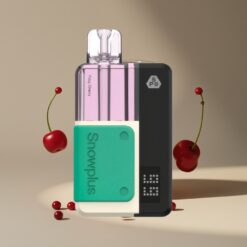 Wholesale Suomi Snowplus Swift 15000 suuta Soiva Kirsikka Uudelleenkäytettävä akku, 2 10 ml vaihtopatteri