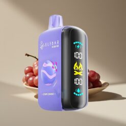 ELF BAR RAYA D3 25000 Pussaa Uudelleenladattava Viinirypäle-Kirsikka