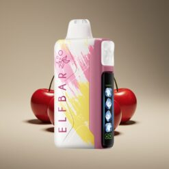 Elf Bar Ice King 40000 Tuhkaa Ladattava 850mAh Kirsikka-Strazz