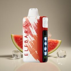 Elf Bar Ice King 40000 Tupaa Vesimeloni-Jää LCD-Näyttö & Säädettävä Jäähdytys