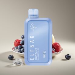 Elf Bar Raya D1 13000 Tuhkaa Ladattava Mustikkajää