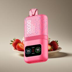 Wholesale Suomi Aivono Aim Magic 20000 Puffs Mansikkajäätelö Dual Mesh LCD Type-C