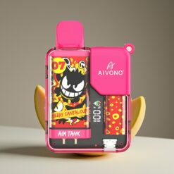 Wholesale Suomi Aivono Aim-Tank 9500 Puffs Kirsikka Meloni 18ml 650mAh LCD 1.2ohm Mesh