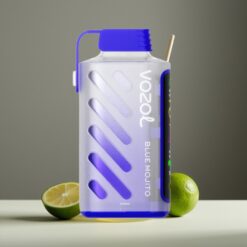 Wholesale Suomi VOZOL Gear Power 20000 Puffs Sininen Mojito ECO Mode S.i.L.C. Tech Dual Mesh Coil 20mL