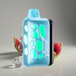 Wholesale Suomi VOZOL RAVE 40000 20/50mg/ml Sininen Vadelma Jää 270° Hohtava 80% 20min 1000mAh