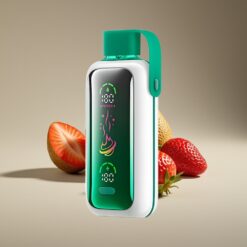 Wholesale Suomi VOZOL Star 20000 Puffs Mansikka-Kiivi 2.2" HD Peili Näyttö Kaksois Ristikudos 650mAh